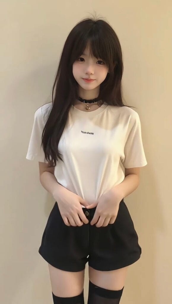 上海外围 08年小萝莉172小筷子腿天然D 软萌纯欲系甜妹满满女友感 艺术照
