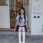 北京外围 刚毕业大学生05-168-C白虎jk制服 清爽学院风